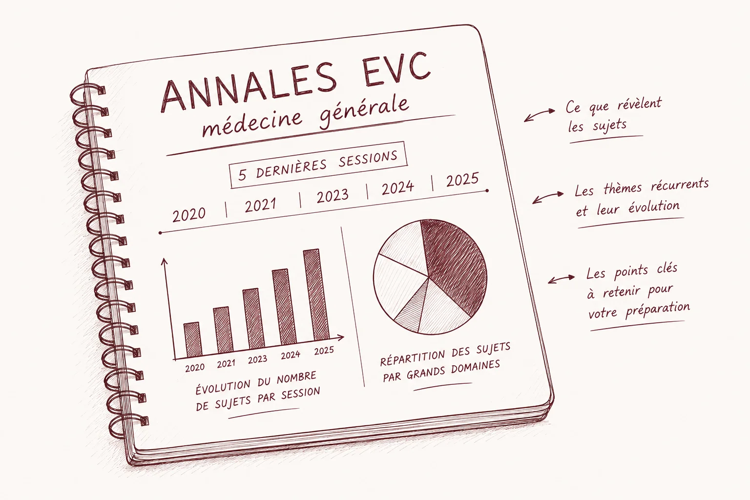 Annales EVC médecine générale : ce que révèlent les sujets des cinq dernières sessions