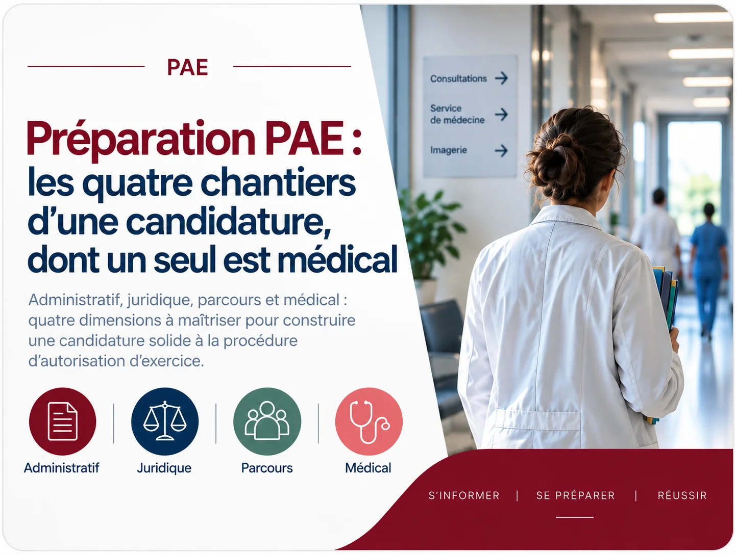 Préparer la PAE : les 4 chantiers d'une candidature (dont un seul est médical)