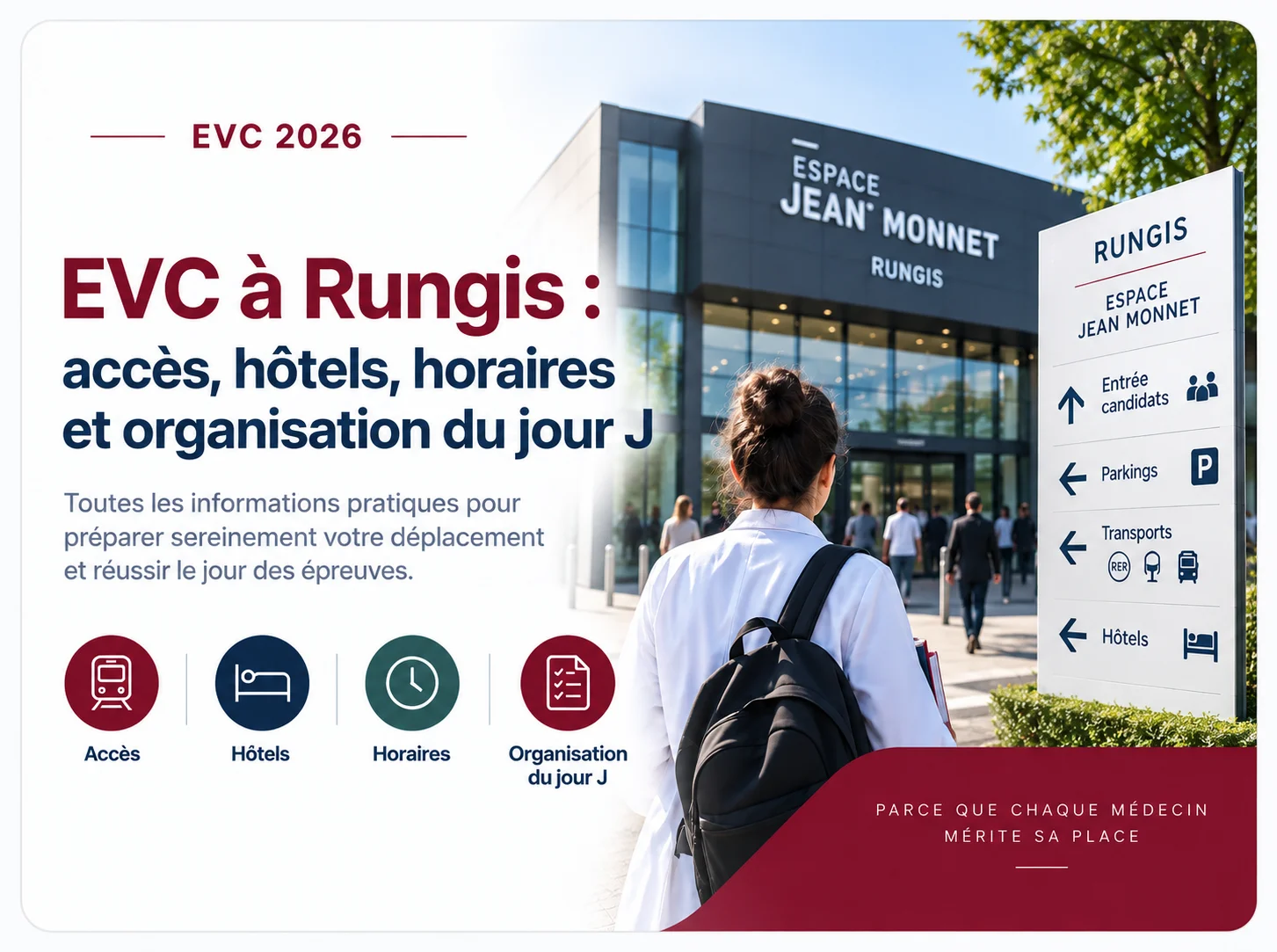EVC à Rungis : accès, hôtels, horaires et organisation du jour J