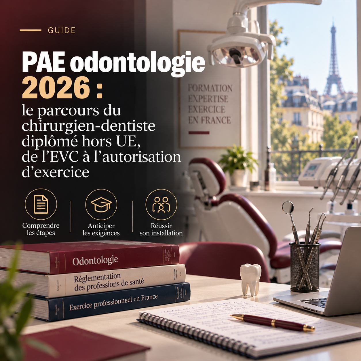 PAE odontologie 2026 : parcours du chirurgien-dentiste diplômé hors UE