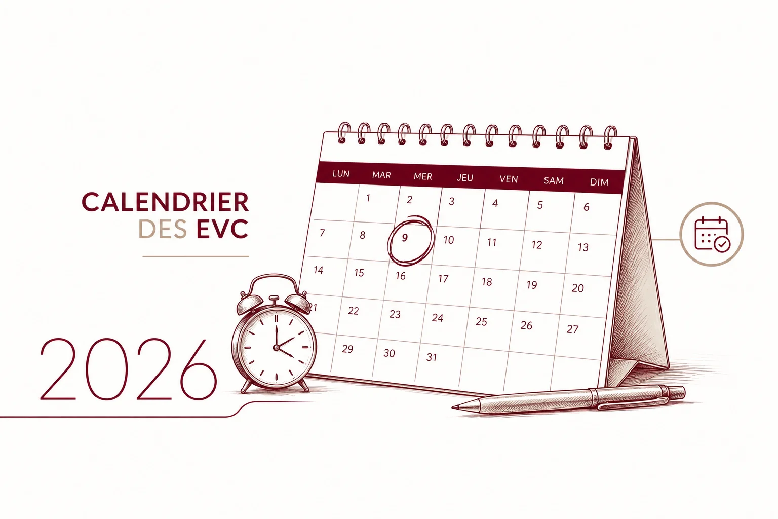 Calendrier EVC 2026 : dates des épreuves par spécialité
