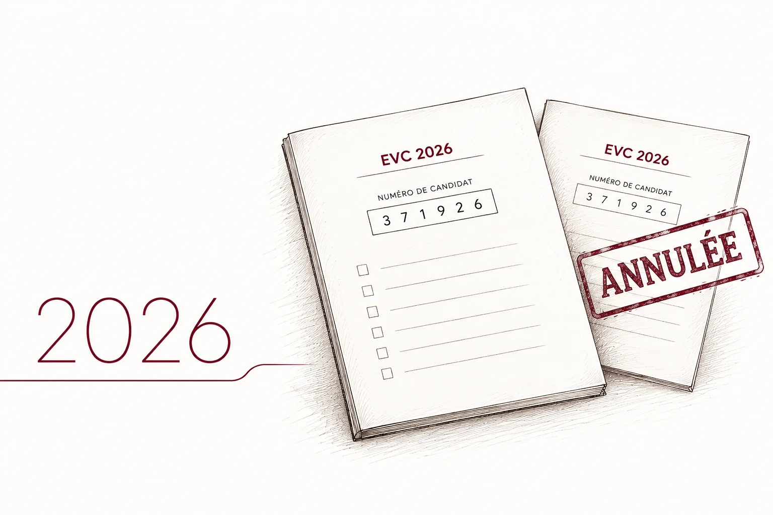 Jour J des EVC : règlement, anonymat, copie annulée | Major ECN