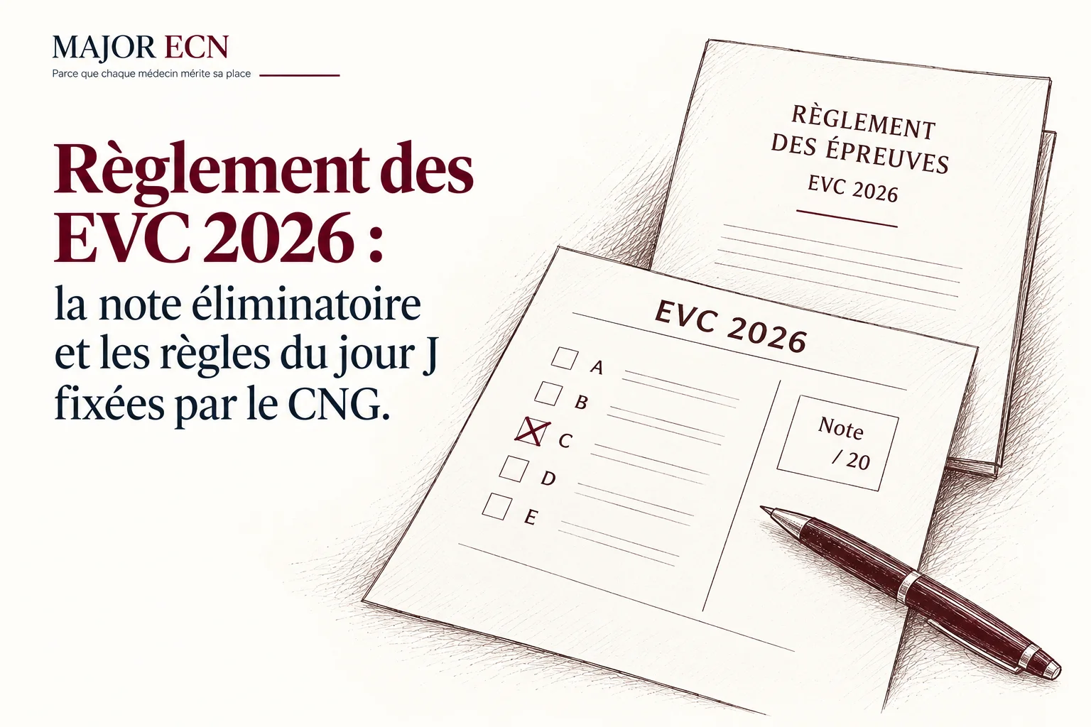 Règlement des EVC 2026 : la note éliminatoire et les règles du jour J fixées par le CNG